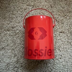 Glossier Limited Edition Red Tin Bucket Gift Set – Empty / Collectible